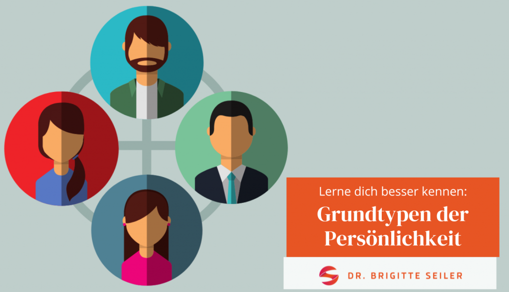 Lerne dich besser kennen: Die Grundtypen der Persönlichkeit. Der kostenlose Persönlichkeitstest von Dr. Brigitte Seiler.